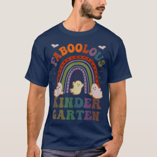 Retro FABOOLOUS KINDER GARTEN TEACHER Costume This T-Shirt