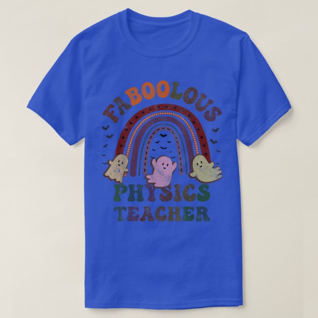 Retro Faboolous PHYSICS TEACHER Costume This Is My T-Shirt (Design Front)