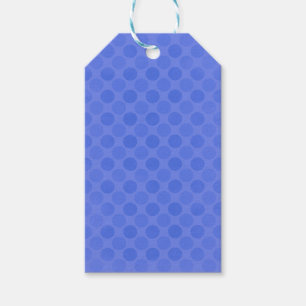 Retro faded blue circles pattern gift tags