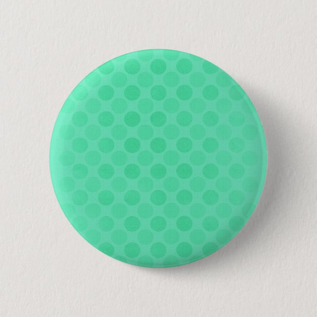 Retro faded green circles pattern 2 inch round button (Front)