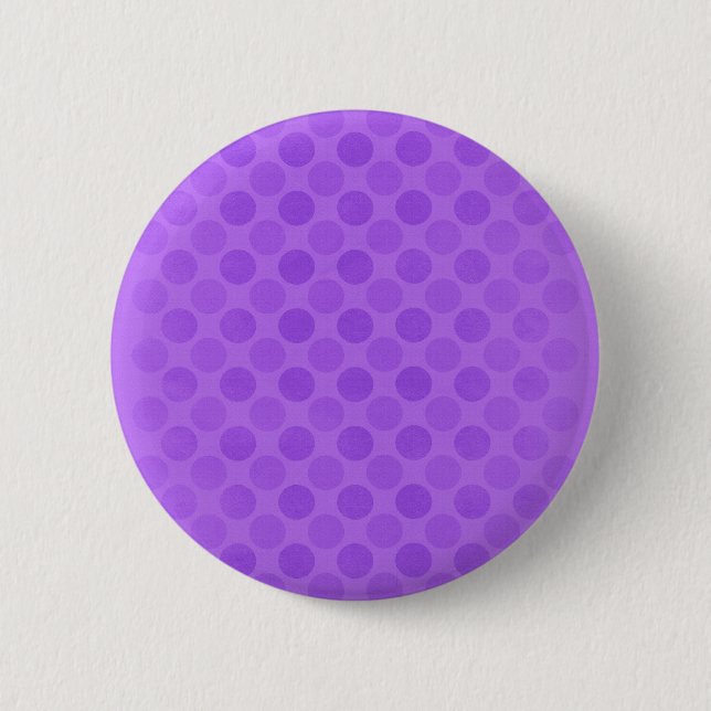 Retro faded purple circles pattern 2 inch round button (Front)