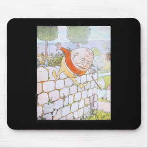 Retro Fairy The Great Fall Humpty Dumpty 1 Mouse Pad