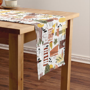 Retro Fall A Go-Go Long Table Runner
