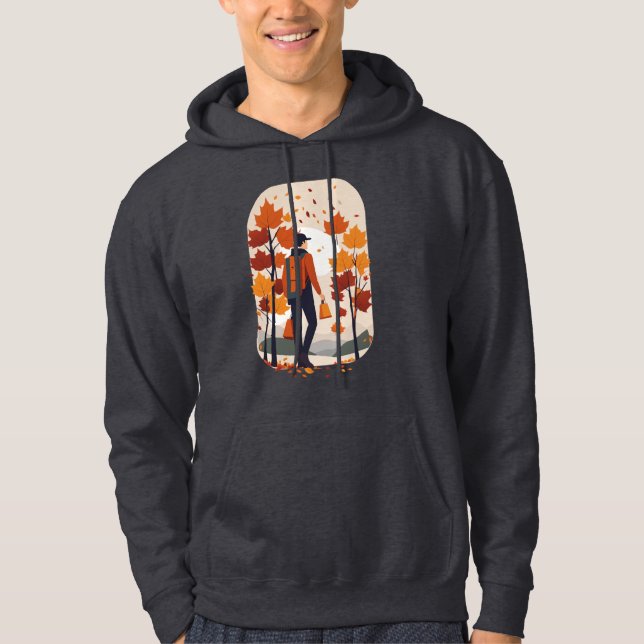 Retro Fall inspired Tee | Walk in the park (Front)