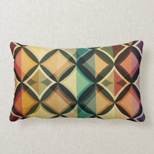 Retro,fall leaf lumbar pillow
