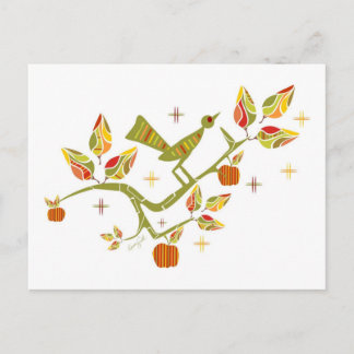 Retro Fall Postcard
