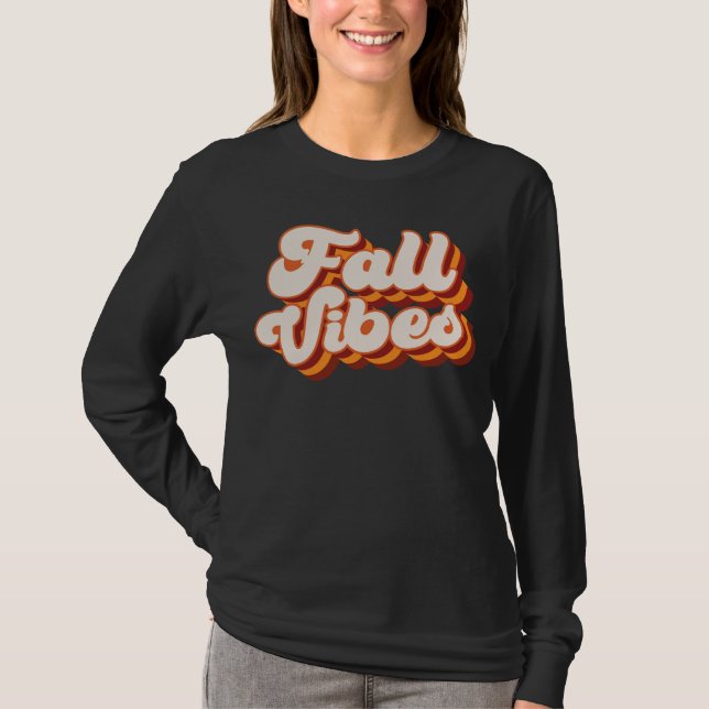 Retro Fall Vibes T-Shirt (Front)
