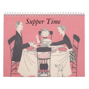 Retro Family Calendar