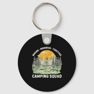 Retro Family Camng Crew Est 2025 Camper Camp Camng Keychain