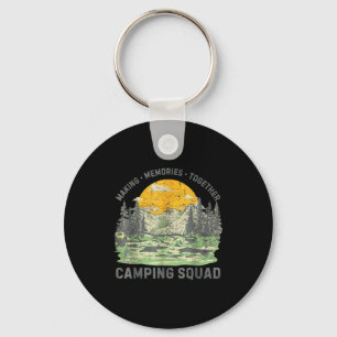 Retro Family Camng Crew Est 2025 Camper Camp Camng Keychain