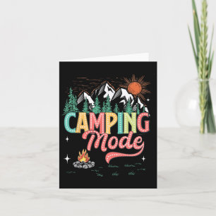 Retro Family Camping Crew Est 2025 Camper Camp Cam Card