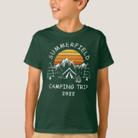Retro Family Camping Trip Matching 