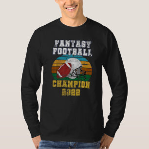 Retro Fantasy Football Champion 2022 League Champ T-Shirt