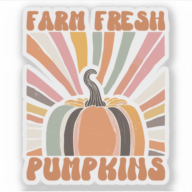 Retro Farm Fresh Pumpkins (Front)