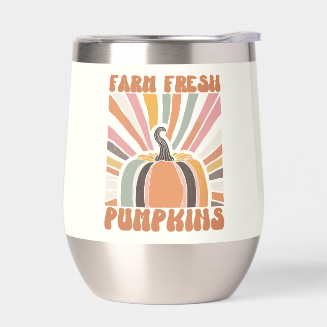 Retro Farm Fresh Pumpkins (Left)