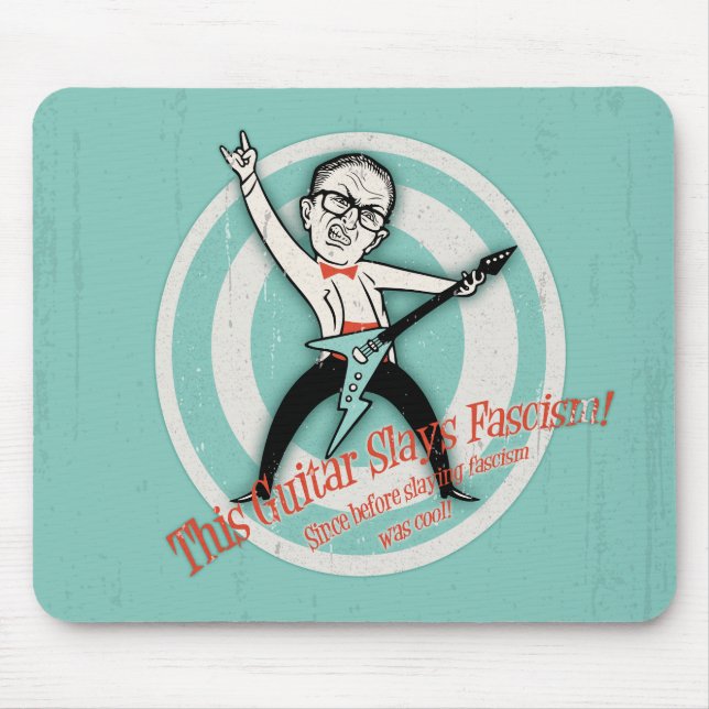 Retro Fascism Slayer Mouse Pad (Front)