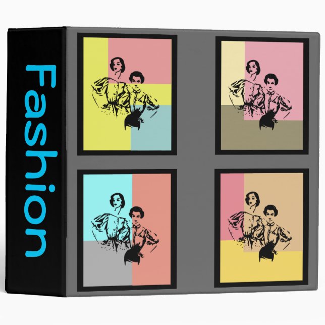 Retro Fashion Binder.. Binder (Front/Spine)