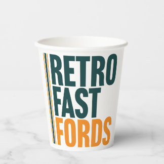 Retro Fast Fords Disposable Event Cups