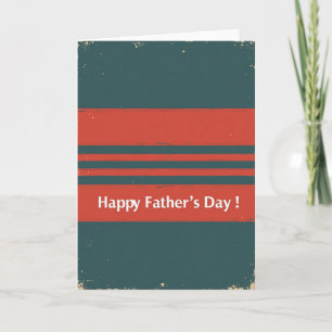 Retro Fathers Day Graphic Card