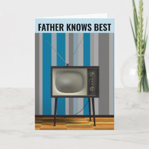 RETRO FATHER'S DAY GREETNG CARD