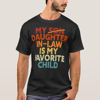 Retro Father's Day My Daughter In Law Is My T-Shirt