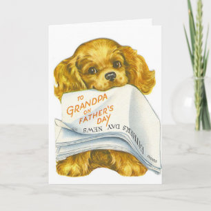 Retro Father's Day - To Grandpa, Card