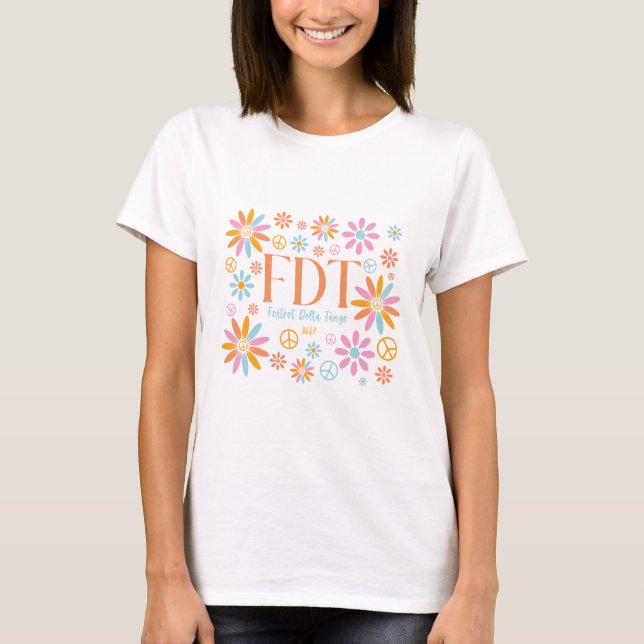 Retro FDT Foxtrot Delta Tango T-Shirt (Front)