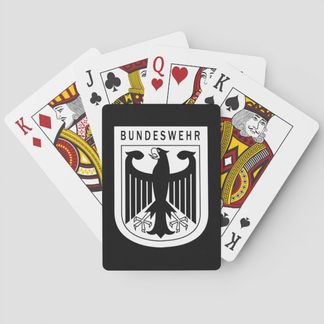 Retro - Federal Republic of Germany Bundeswehr Playing Cards (Back)