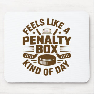 Retro Feels Like A Penalty Box Kind Of Day Hockey Mouse Pad