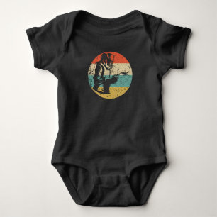 Retro Female Welder Vintage Style Welding Baby Bodysuit