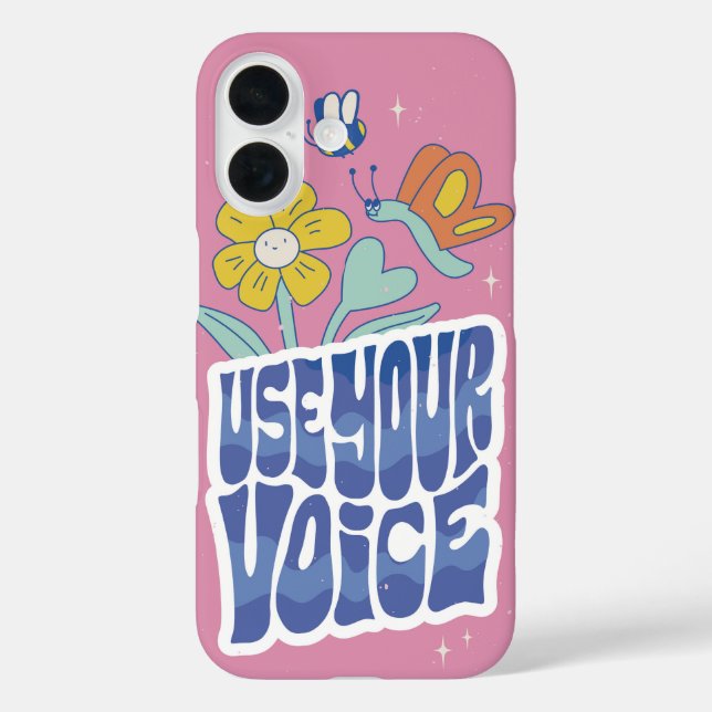 Retro Feminist Nature Case-Mate iPhone Case (Back)