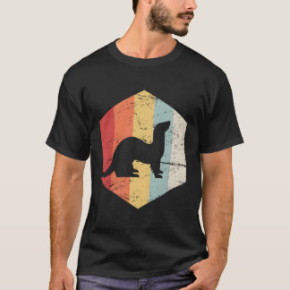 Retro Ferret Hoodie T-Shirt