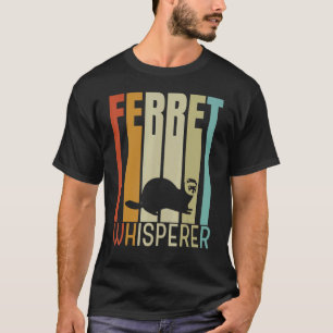 Retro Ferret Whisperer Vintage Ferret T-Shirt