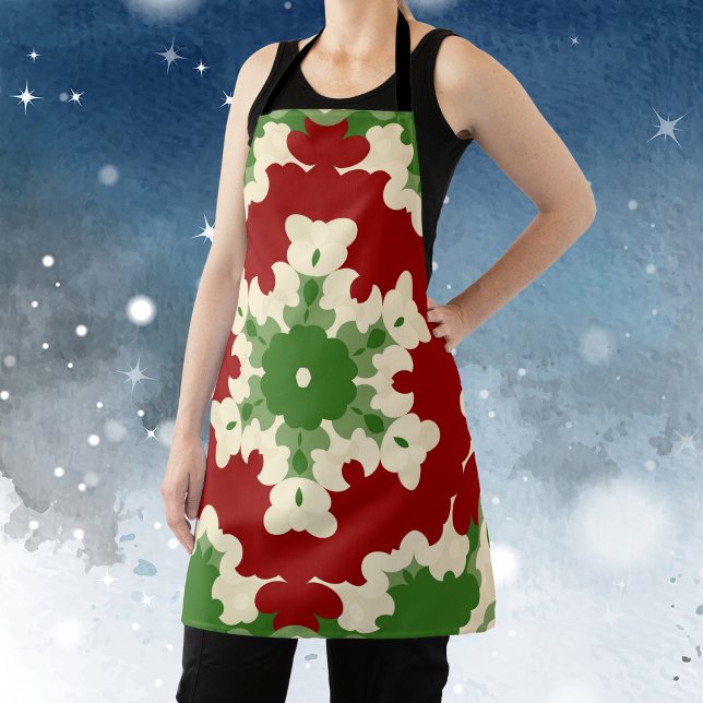 Retro Festive Mandala Apron (Creator Uploaded)