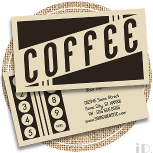 rétro fidélité de client de café