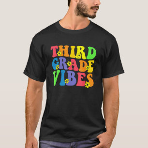 Retro Fifth 3rd grade vibes back to school teacher T-Shirt