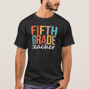 Retro Fifth Grade Teacher First Day Of School 5th T-Shirt