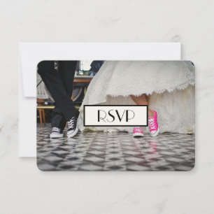 Retro Fifties Diner couple mariage RSVP
