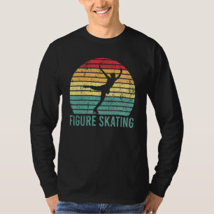 Retro Figure Skating Vintage Skater Winter Ice Ska T-Shirt