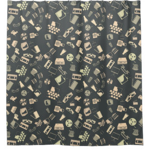 Retro film elements pattern