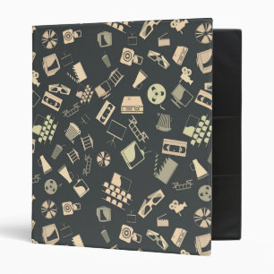 Retro film elements pattern binder