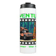 Retro Film Strip Overland Adventure Camping Travel