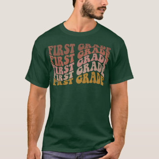 Retro First Grade Back to School For Teachers And T-Shirt
