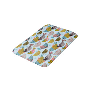 Retro Fish Bath Mat