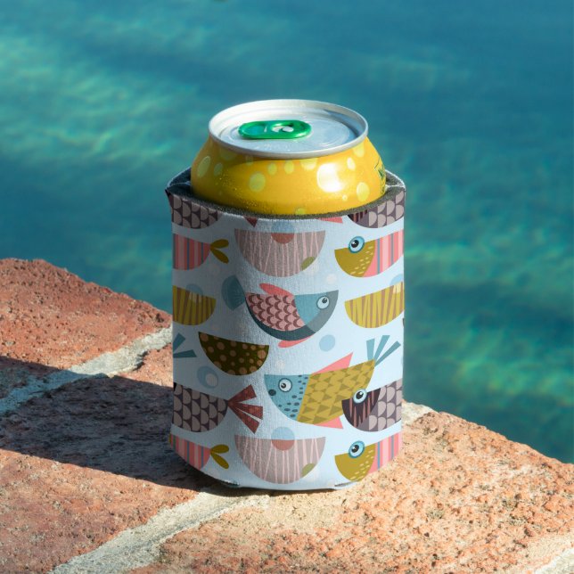 Retro Fish Can Cooler (In Situ Pool)