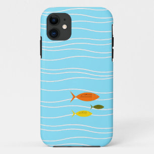 Retro Fish iPhone 11 Case