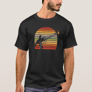Retro Flame Thrower  Flamethrower Hot Burn T-Shirt