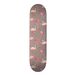 Retro Flamingos Skateboard