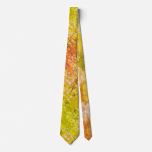 Retro Floral Abstract Salty Watercolor Pattern  Tie