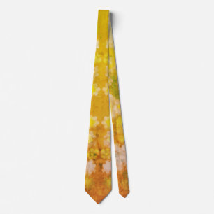 Retro Floral Abstract Salty Watercolor Pattern  Tie